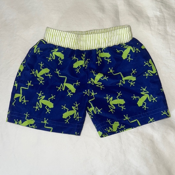 Excellent condition, FLORENCE EISEMAN
Boy's Frog Print Swim Trunks - Picture 2 of 4